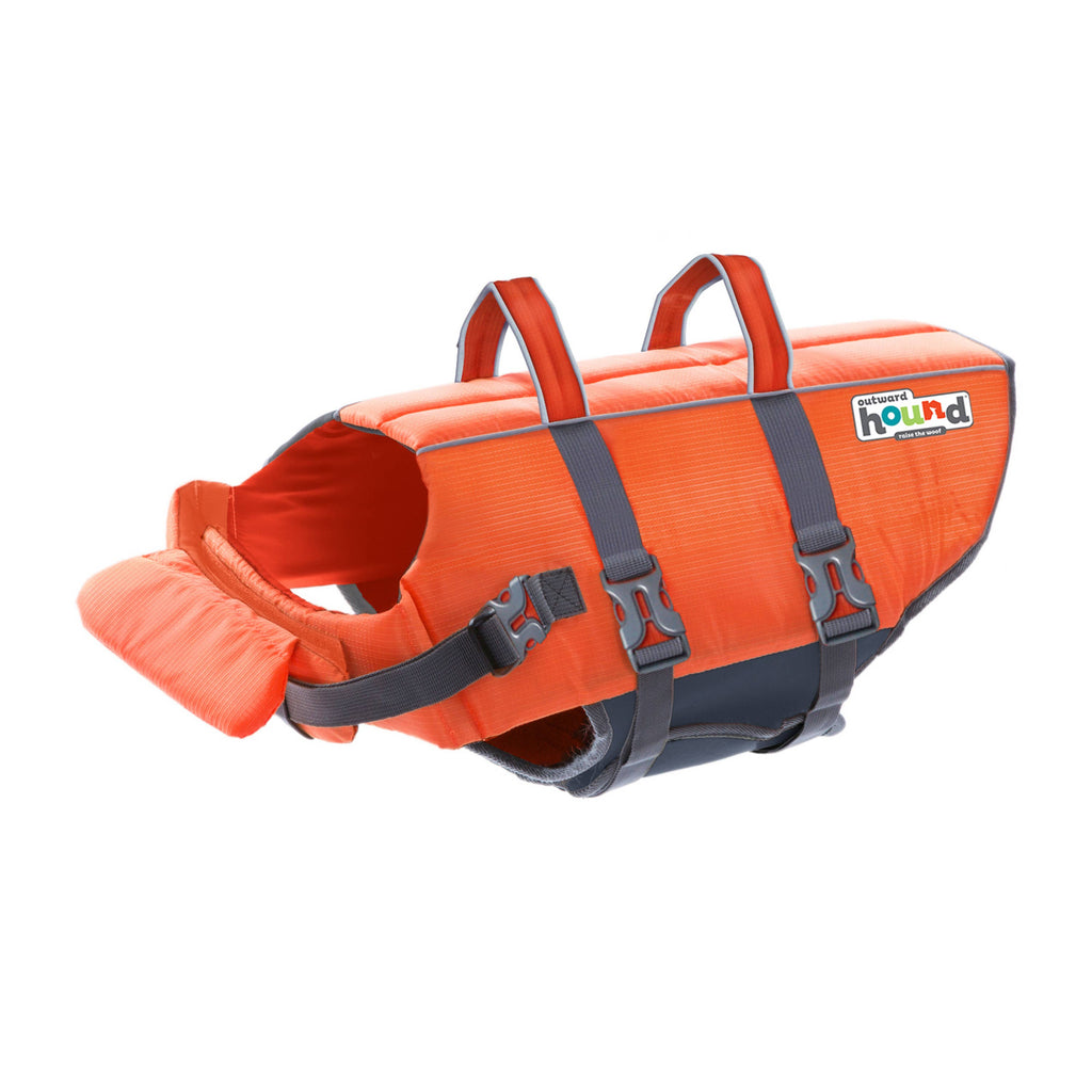 Outward Hound Granby Splash Dog Life Jacket Orange Medium